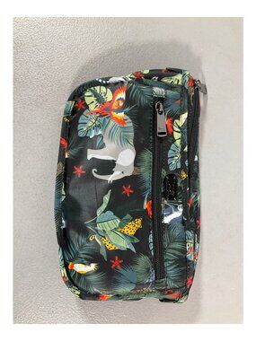 Lug RFID Convertible Crossbody Bag - Stretch Wildlife Black, Zipper Closure, Uni
